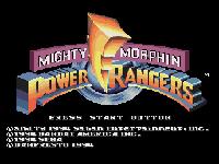 une photo d'Ã©cran de Mighty Morphin Power Rangers (Megadrive) sur Sega Megadrive